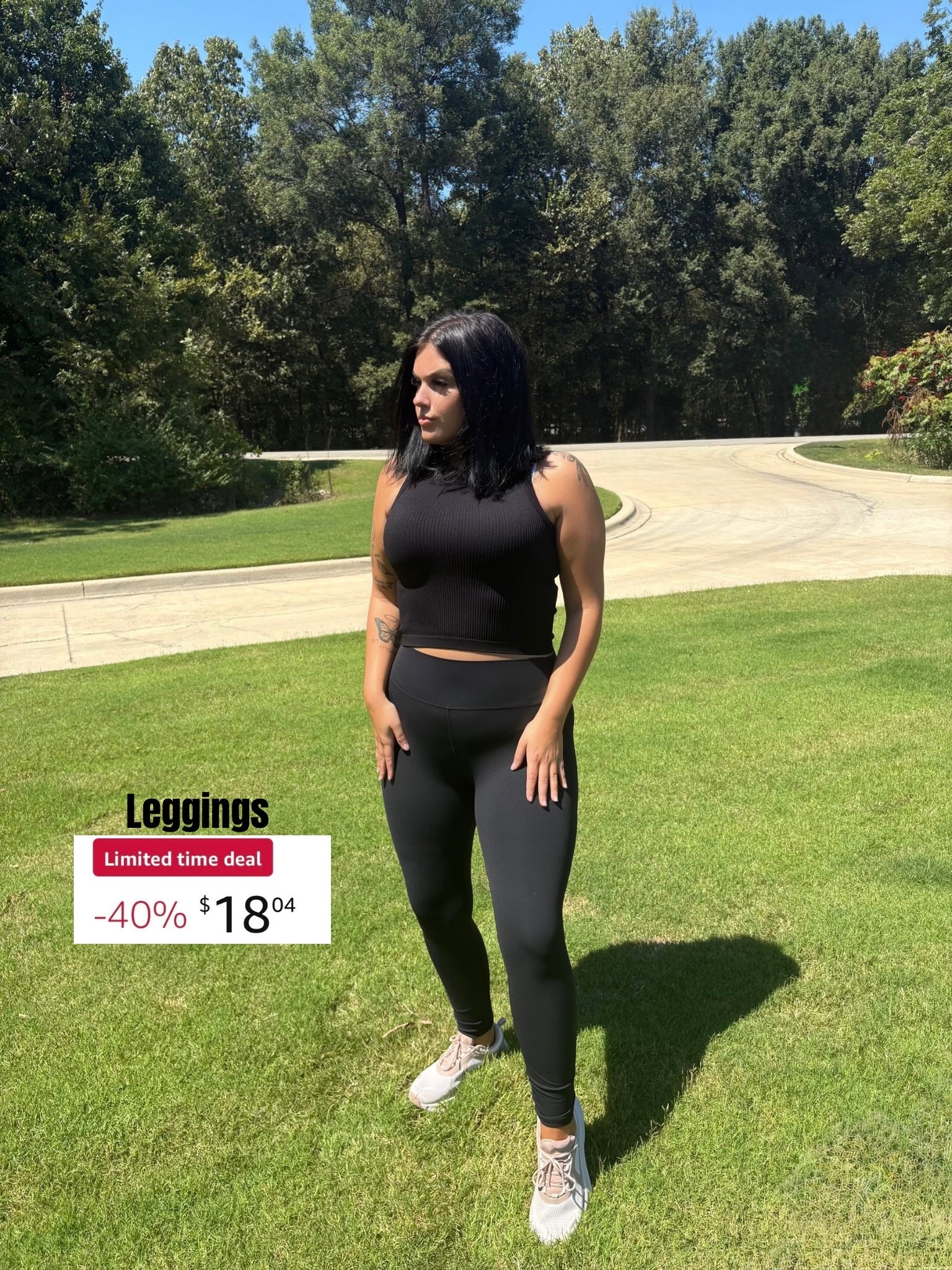 I LOVE a good deal 🤍 #leggings #clothes #athleticwear