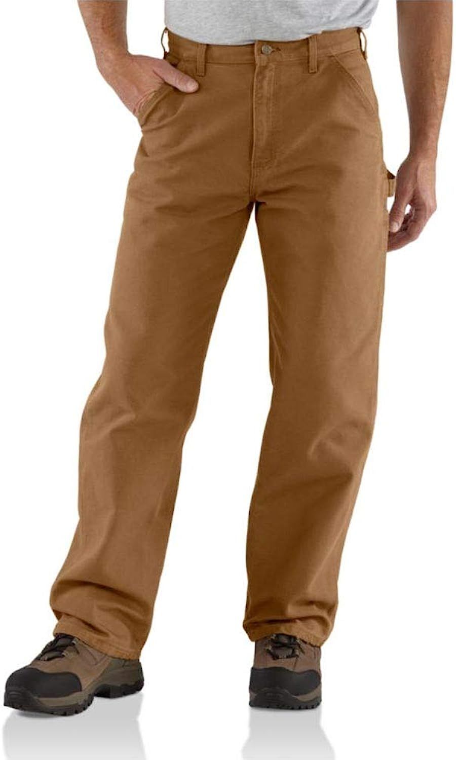 Carhartt Men's Loose Fit Washed Duck Utility Work Pant | Amazon (US)
