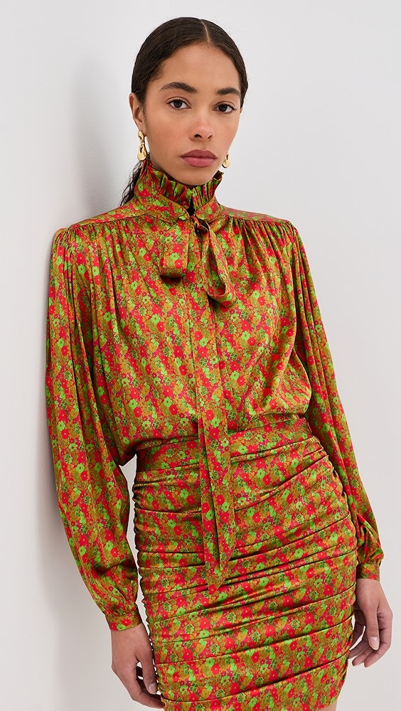 FRANÇOISE Maria Silk Blouse | Shopbop | Shopbop