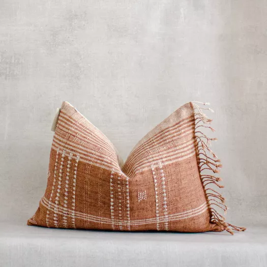 Jazz Cotton Silk Firm Decorative Tie Pillows By SDH – Misto Lino
