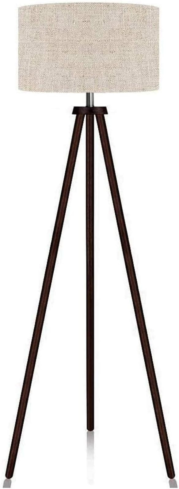 LEPOWER Wood Tripod Floor Lamp, Mid Century Standing Lamp, Standard E26 Lamp Base, Modern Design ... | Amazon (US)