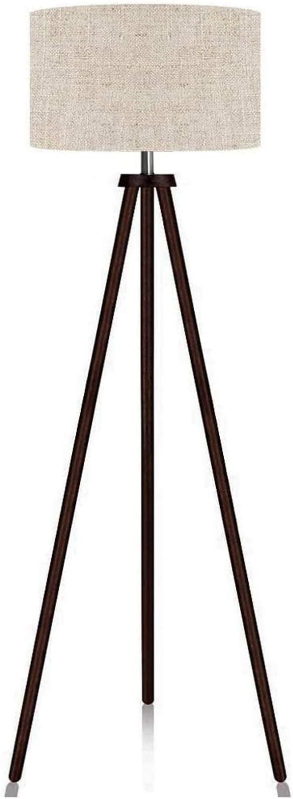 LEPOWER Wood Tripod Floor Lamp, Mid Century Standing Lamp, Standard E26 Lamp Base, Modern Design ... | Amazon (US)