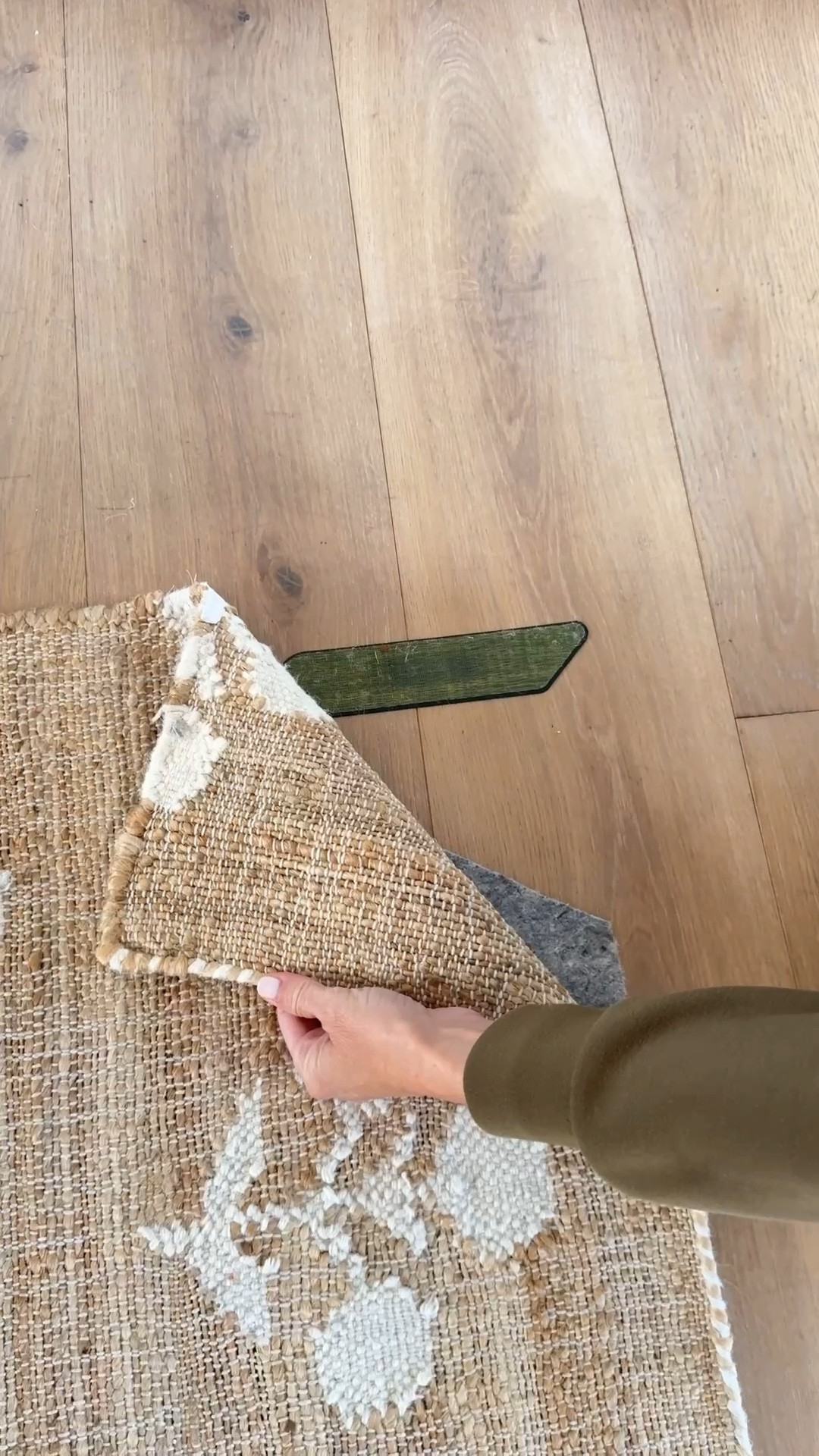 The solution for rug edges curling up 

#LTKFindsUnder50 #LTKdayinmylife #LTKHome