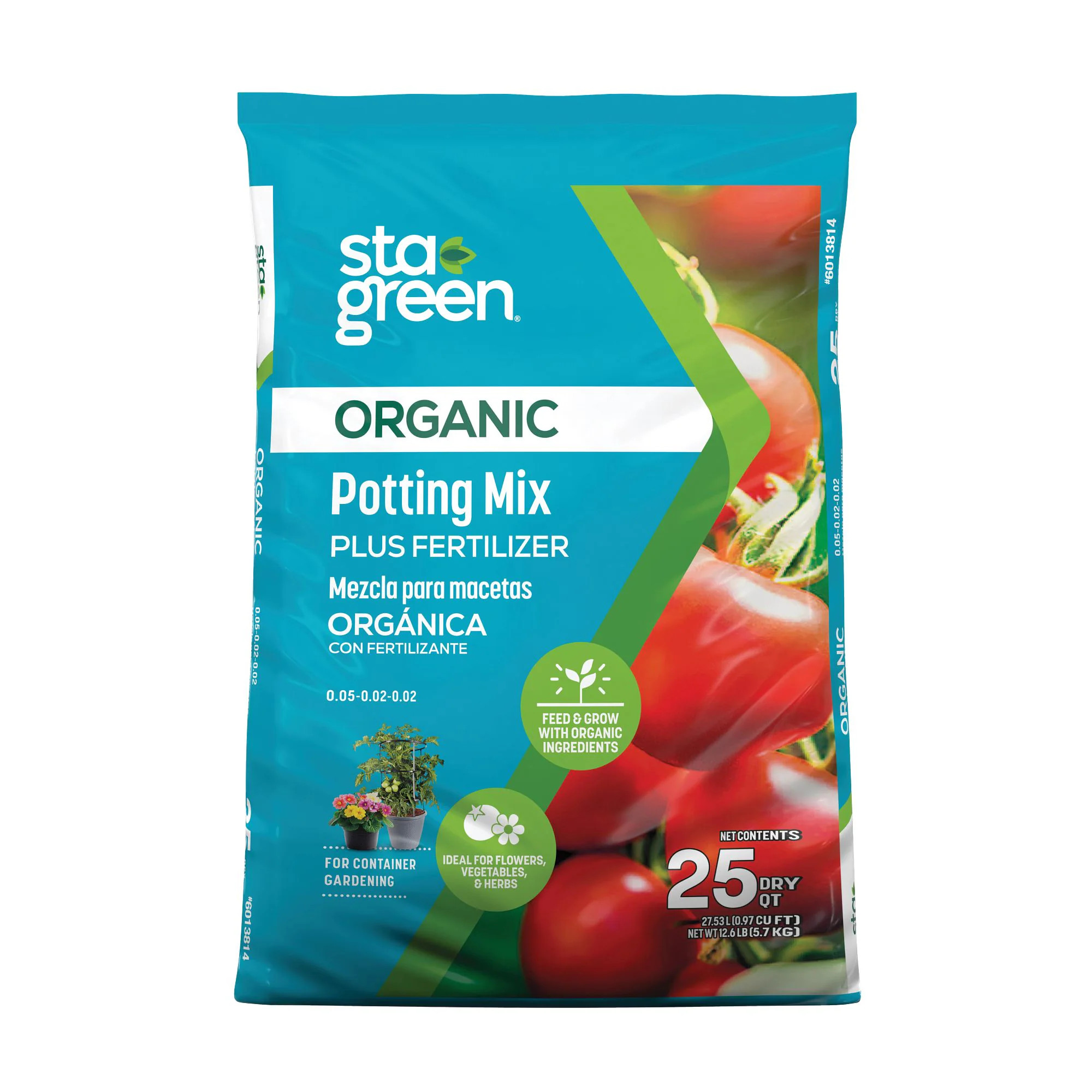 Sta-Green Organic 25 Quart(s) All-purpose Organic Potting soil mix | Lowe's
