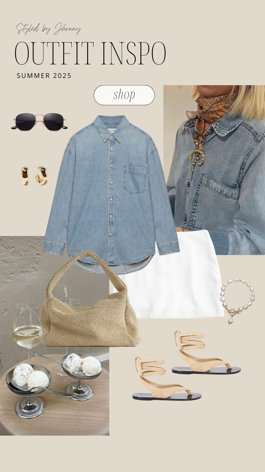 Easy summer to fall outfit inspo!