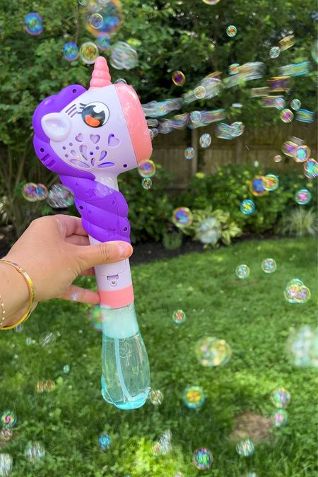The cutest  bubble wand! Comes as a set of two and ships fast. My kids love them!! 

#LTKKids #LTKFindsUnder50 #LTKFamily