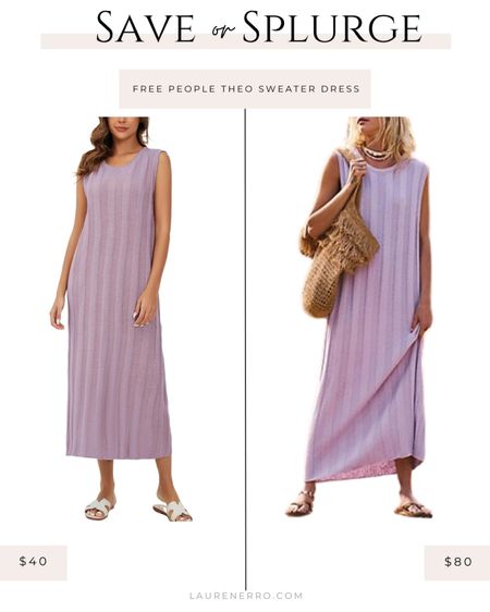 Save or splurge with this Theo sweater dress lookalike on Amazon!
.
.
.
Free people dupe, free people alternative, sweater dress, maxi dress midi dresss

#LTKStyleTip #LTKMidsize #LTKFindsUnder50