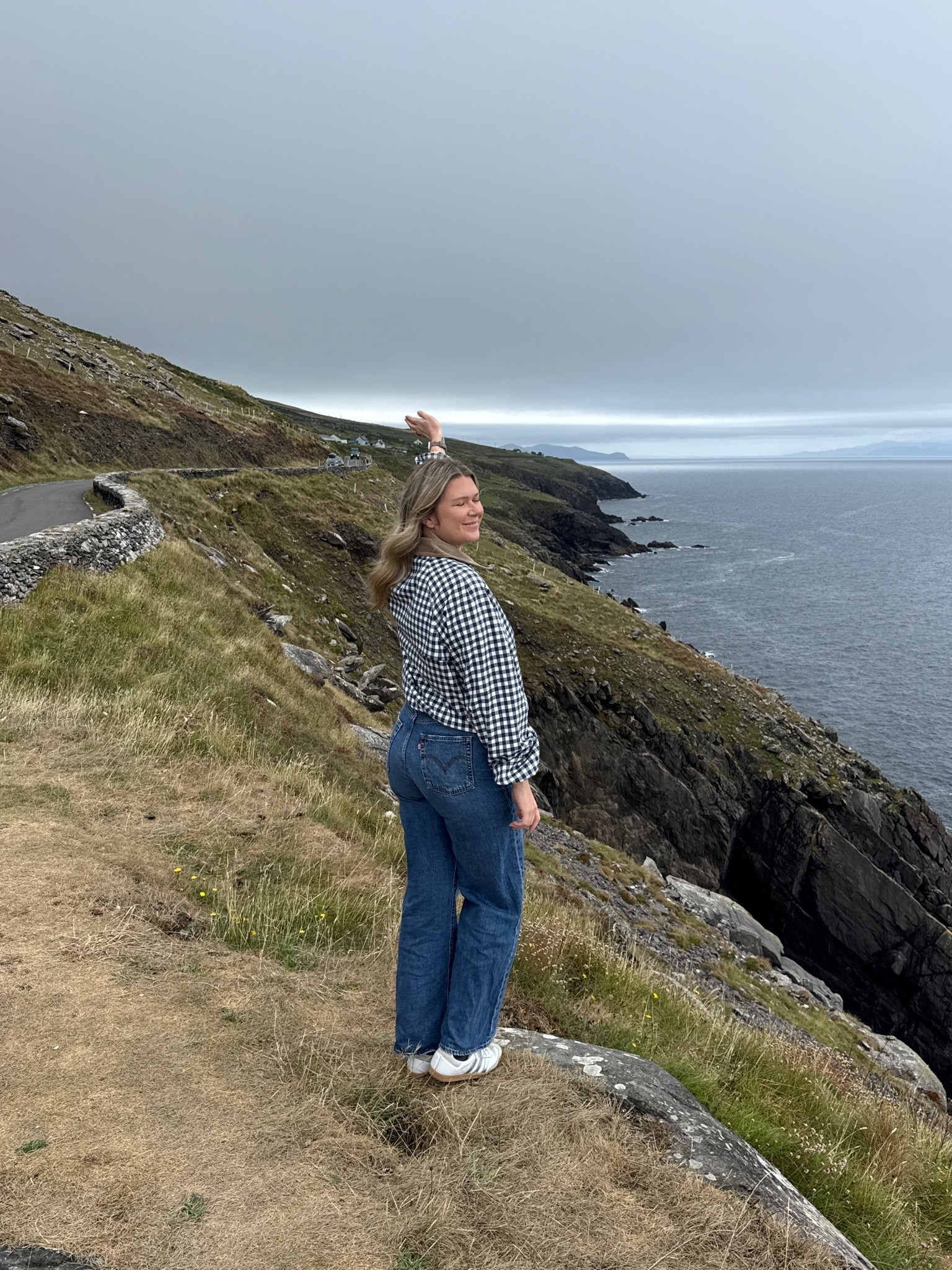 What I packed for our 10-day Ireland trip 🇮🇪 Outfit pictured was worn to Dingle + Slea Head Drive!

Ireland outfits | Europe outfits | travel outfits | fall outfits | gingham jacket | wide leg jeans

#LTKTravel