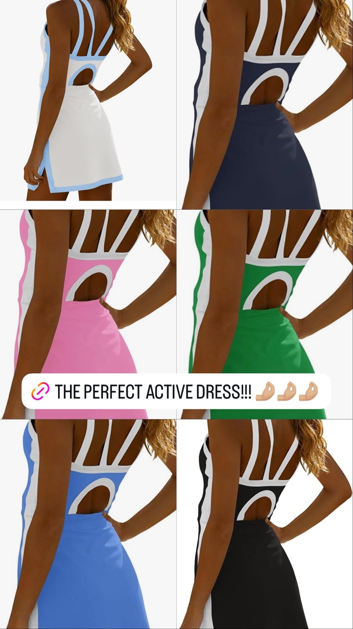 Love this active dress!!! 

The back is incredible! Fit is great as a petite- I also shared a video wearing it!

#LTKmomlife #LTKfitnessgoals #LTKootd