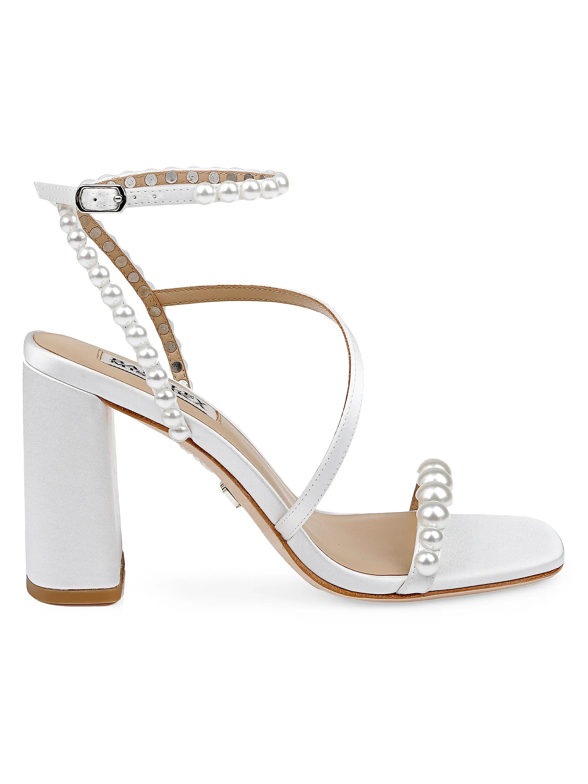 Jordyn 85MM Satin Embelllished Sandals | Saks Fifth Avenue