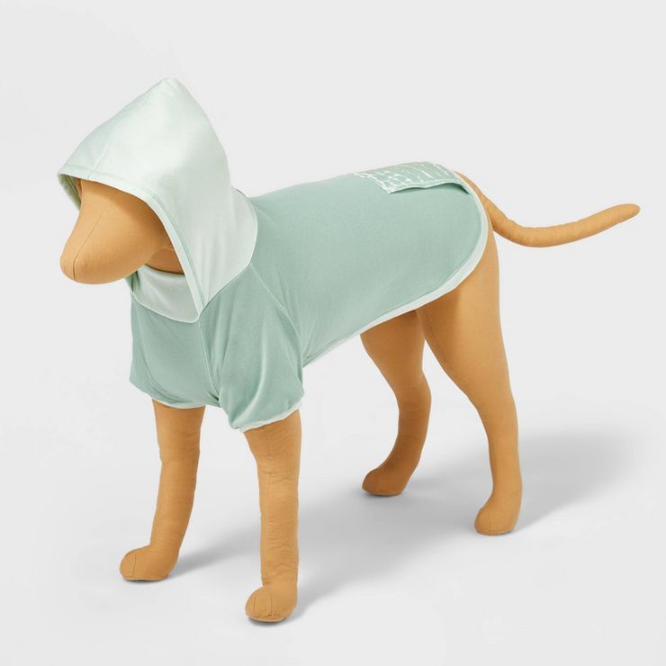 Lightweight Printed Pocket Dog Hoodie - Green - Boots & Barkley™ | Target