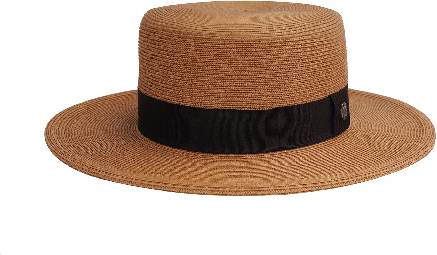 Pineapple&Star Deor Boater Straw Sun Hat Beach Fine Braid UPF50+ for Women Men | Amazon (US)