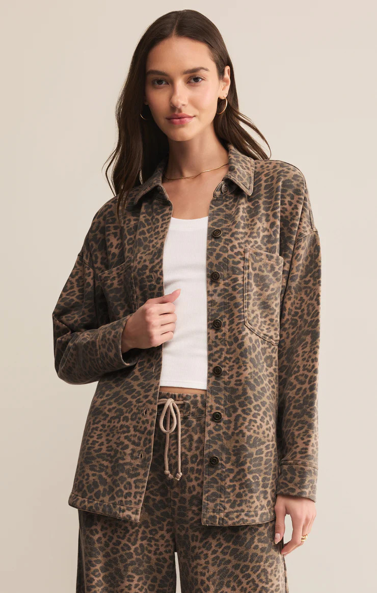 All Day Knit Leopard Jacket | Z Supply