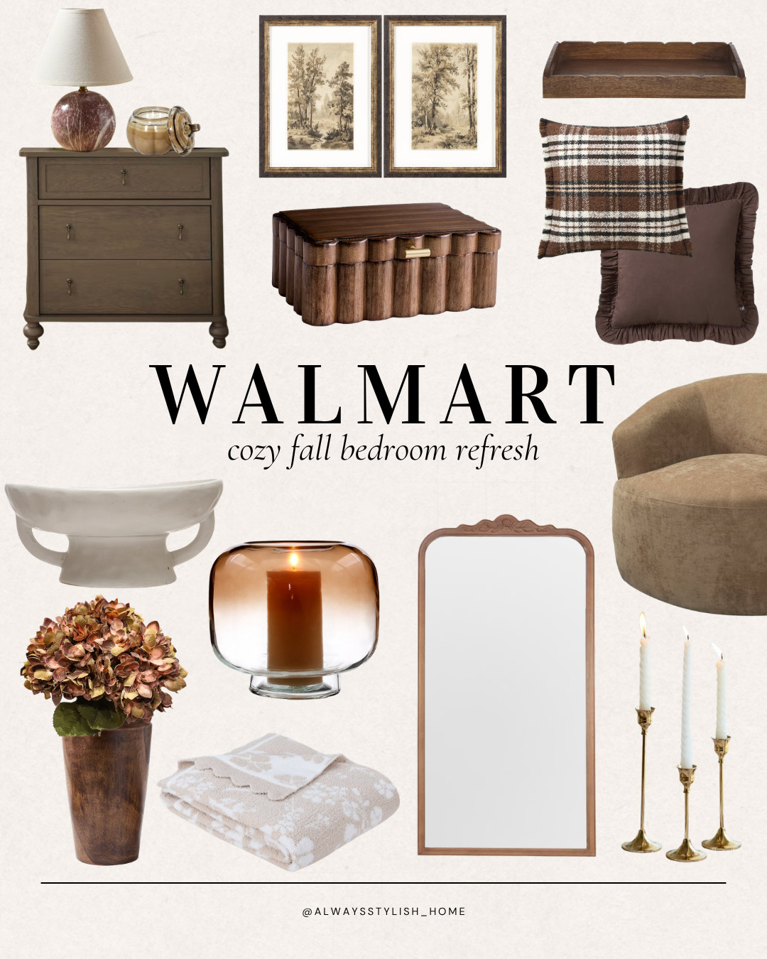 🍂 Cozy Fall Bedroom Refresh 🤎 Sharing chic Walmart fall bedroom finds to make your space feel warm, cozy, and elevated for the season! Think soft neutral bedding, textured throw blankets, cozy pillows, warm lighting, earthy accents, and affordable decor that gives your bedroom that designer-inspired fall look for less.

Walmart fall decor, Walmart bedroom decor, cozy fall bedroom, fall bedroom refresh, Walmart home finds, neutral bedroom decor, fall bedding, cozy bedding, affordable home decor, neutral fall decor, designer look for less, warm neutral bedroom, fall home finds, Walmart home decor, cozy bedroom ideas #LTKxWalmart 

 #LTKSeasonal #LTKHome