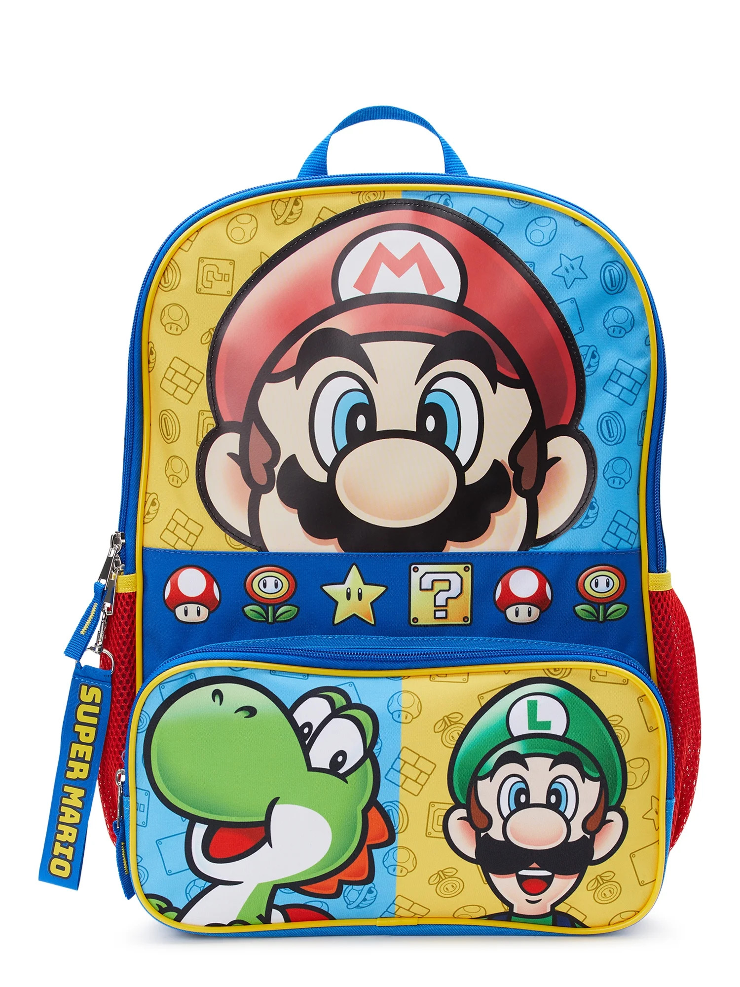 Nintendo Kids Super Mario Bros. Mario World 17" Laptop Backpack | Walmart (US)