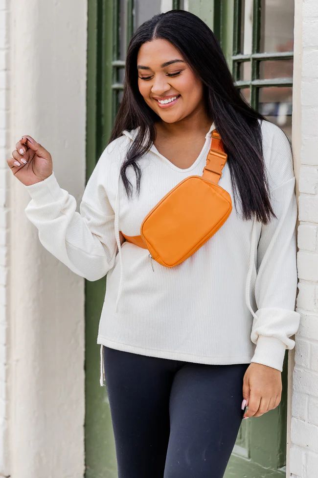 Places To Go Orange Belt Bag | Pink Lily