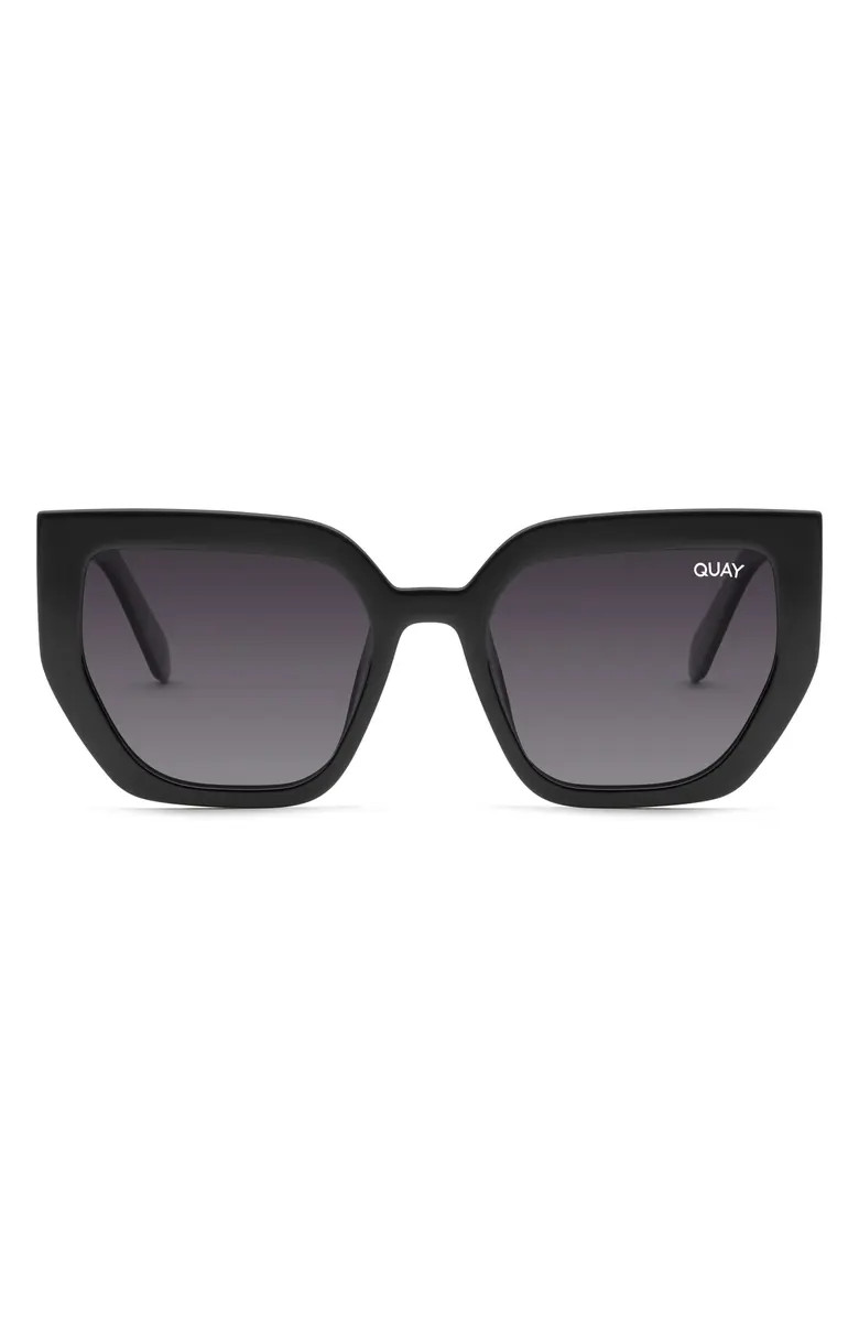Quay Australia Contoured 45mm Polarized Cat Eye Sunglasses | Nordstrom | Nordstrom