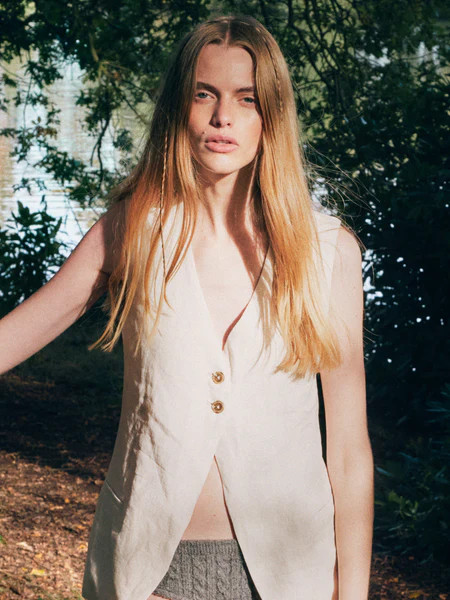 Zia Vest | Flax Linen | DL 1961 Women