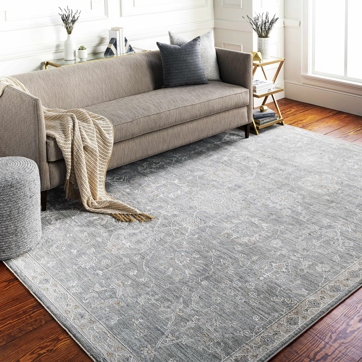 Monterey Gray Persian Rug - Clearance | Boutique Rugs