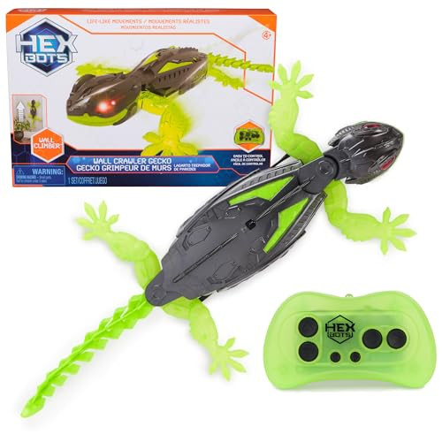HEX BOTS Wall Crawler Gecko with Official Wall Climber Technology, Rechargeable Remote Control Robot Kids Toys, Prank Toys for Boys & Girls Ages 4 & Up | Amazon (US)