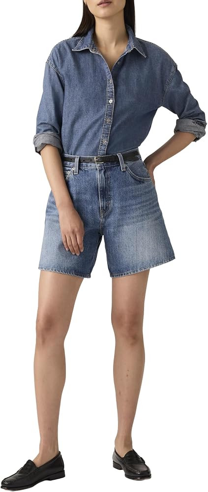 Levi's Women's High Rise Baggy Shorts | Amazon (UK)