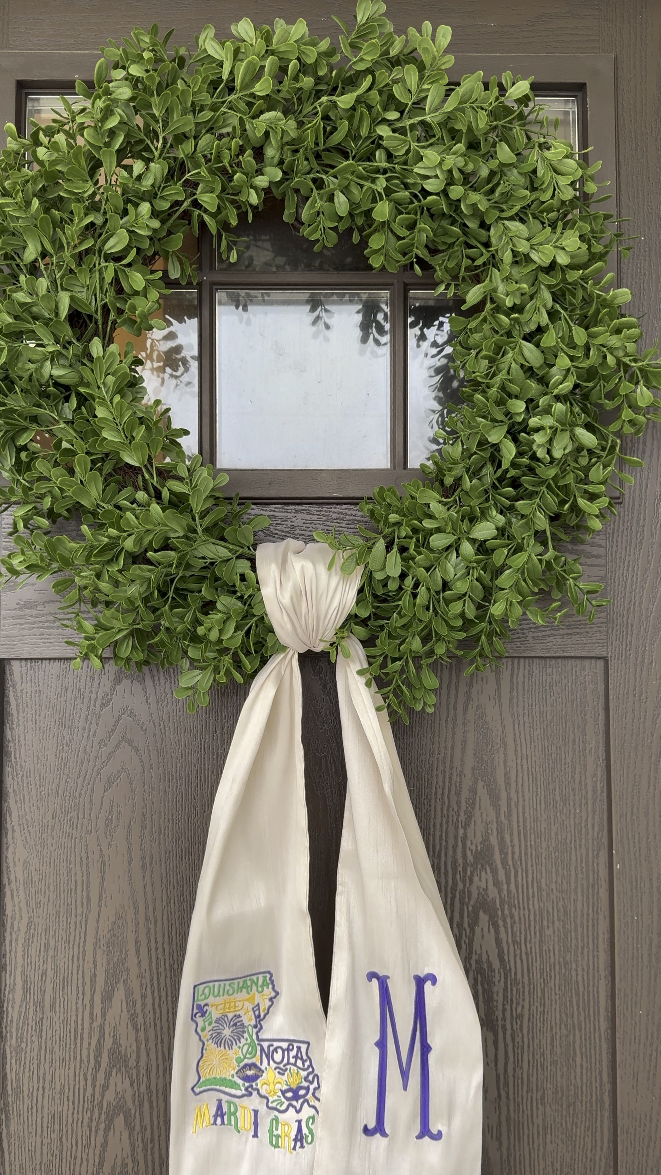 Mardi Gras Wreath Sash 

#LTKSeasonal #LTKfindsunder50 #LTKhome