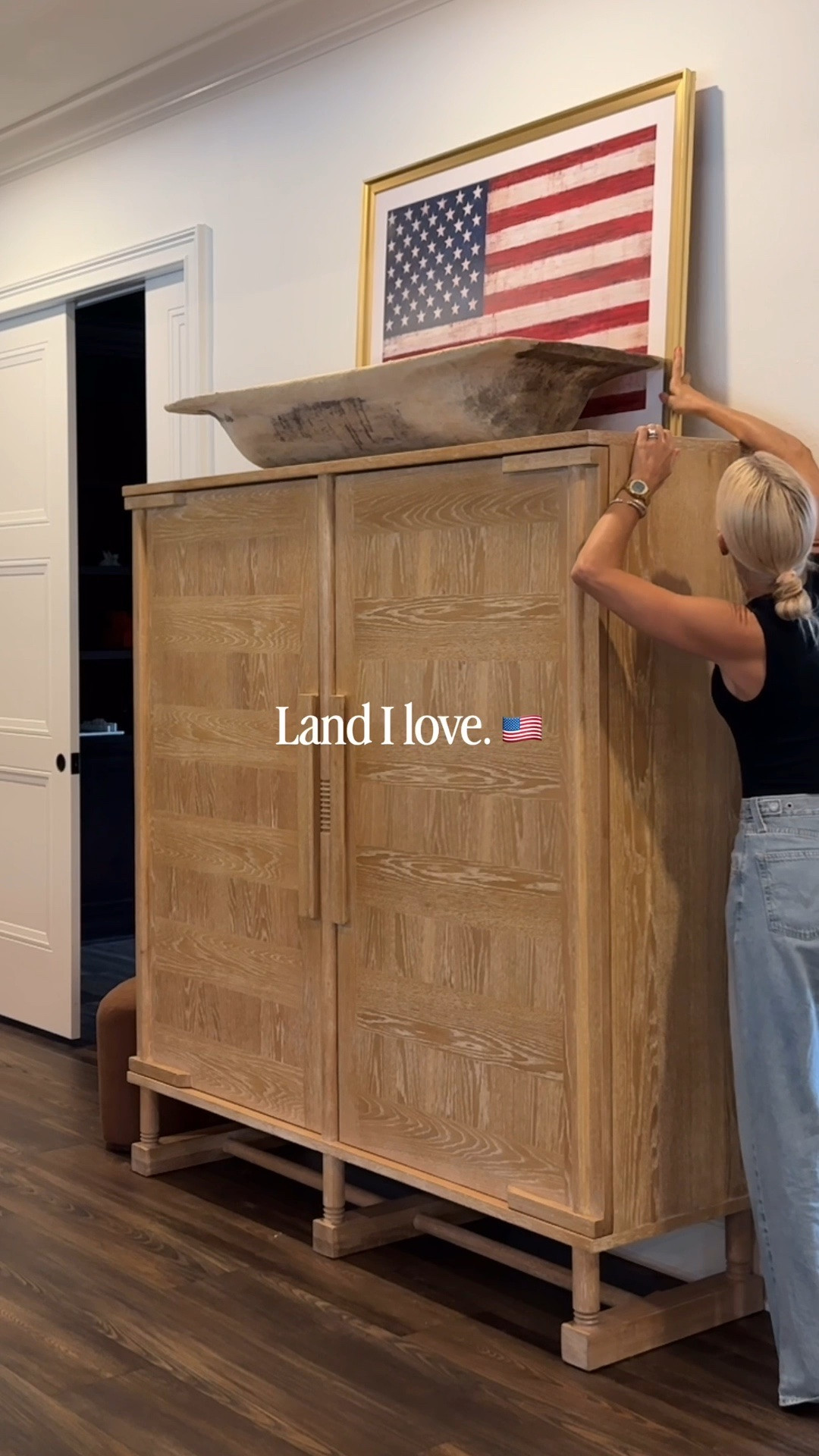 American flag wall art super affordable, beautiful piece ranch farmhouse traditional home Ralph Lauren home

#LTKHome #LTKSeasonal #LTKdayinmylife