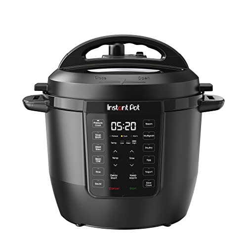 Instant Pot 6QT RIO, 7-in-1 Electric Multi-Cooker, Pressure Cooker, Slow Cook, Rice, Steamer, Sauté, Yogurt & Warmer, Black, 6 Quarts | Amazon (US)