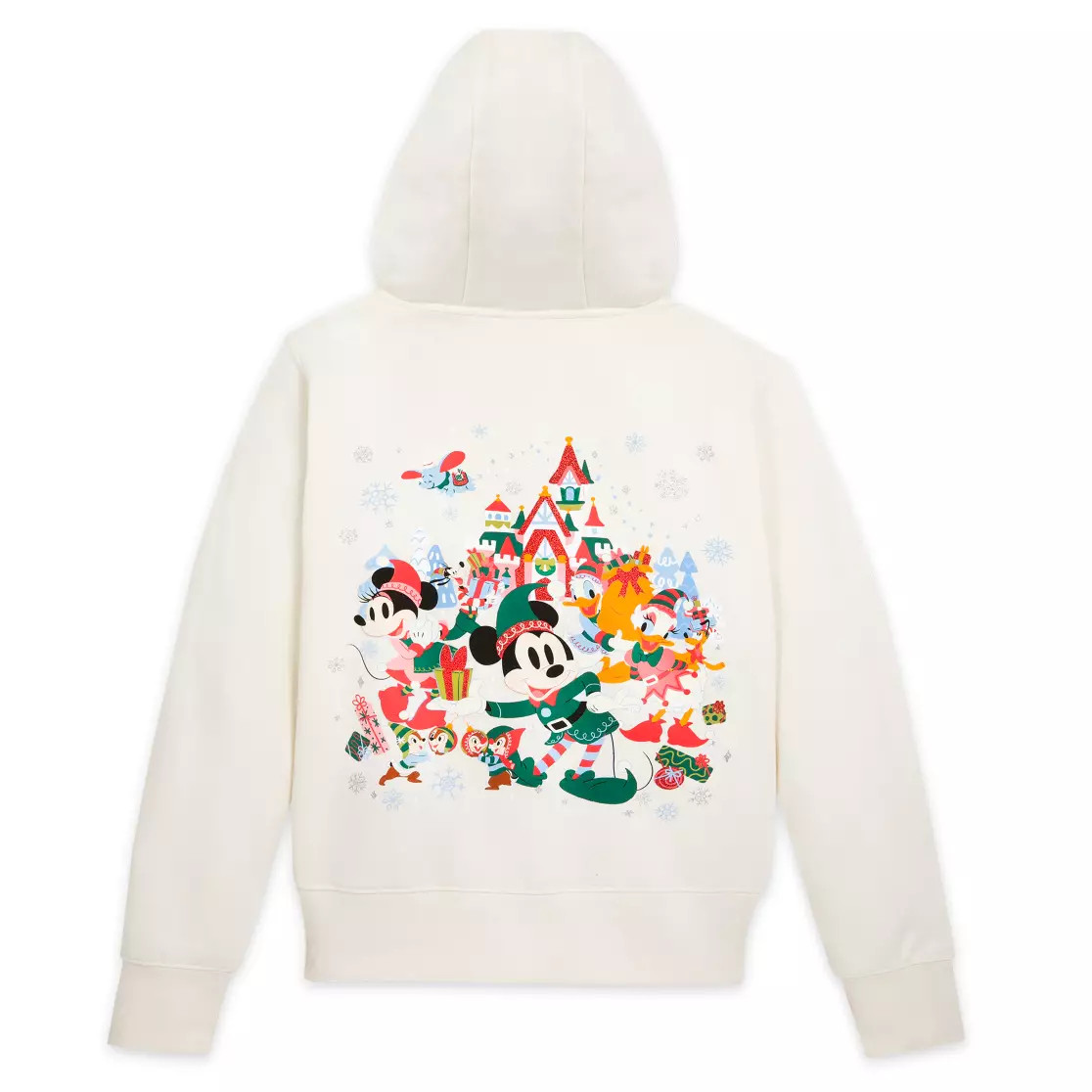 Mickey Mouse and Friends Fantasyland Castle Holiday Zip Hoodie for Women | Disney Store