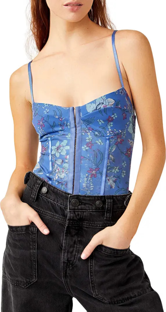Intimately FP Floral Mesh Bodysuit | Nordstrom