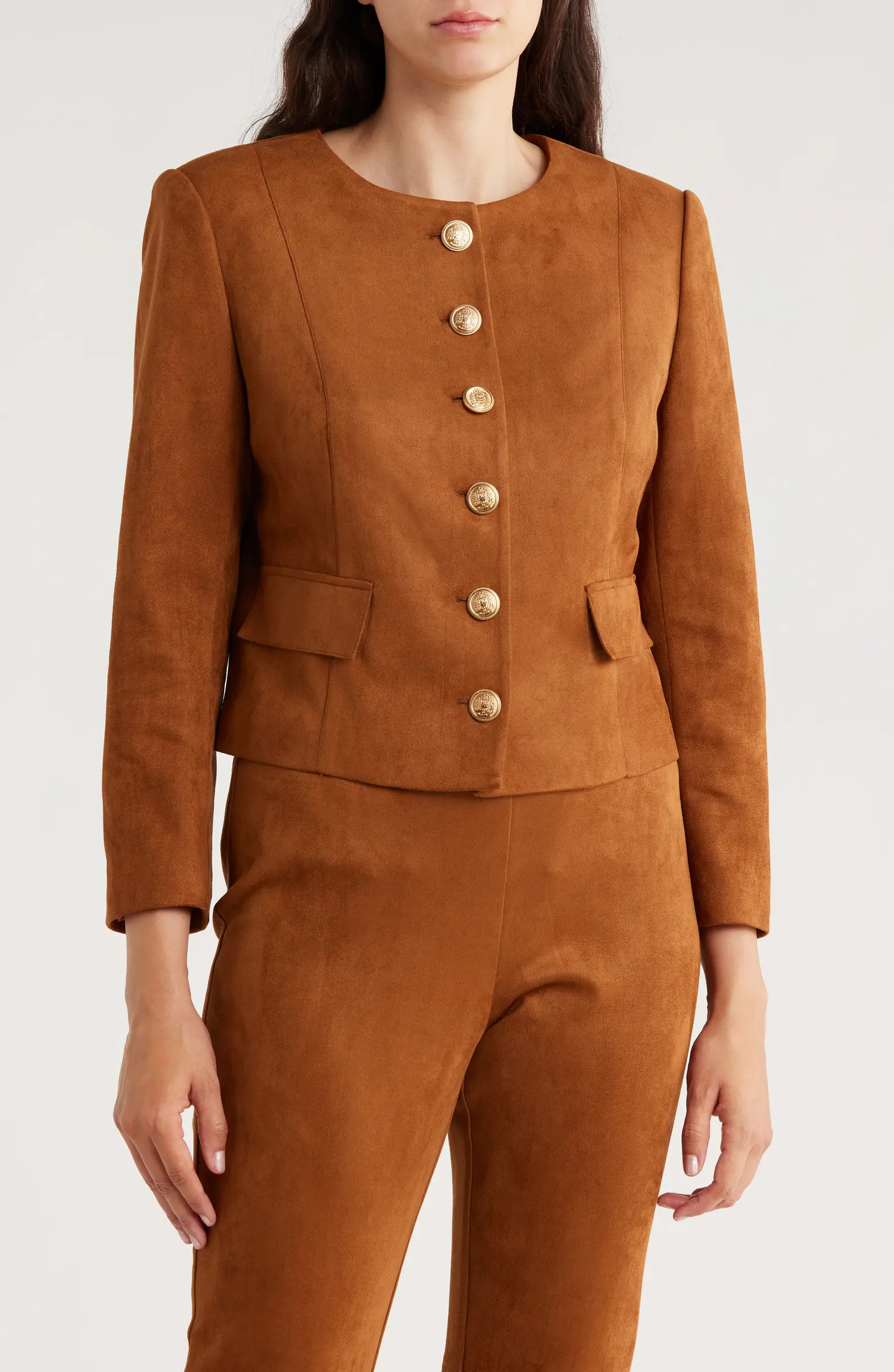 Gemma + Jane Faux Suede Jacket | Nordstromrack | Nordstrom Rack