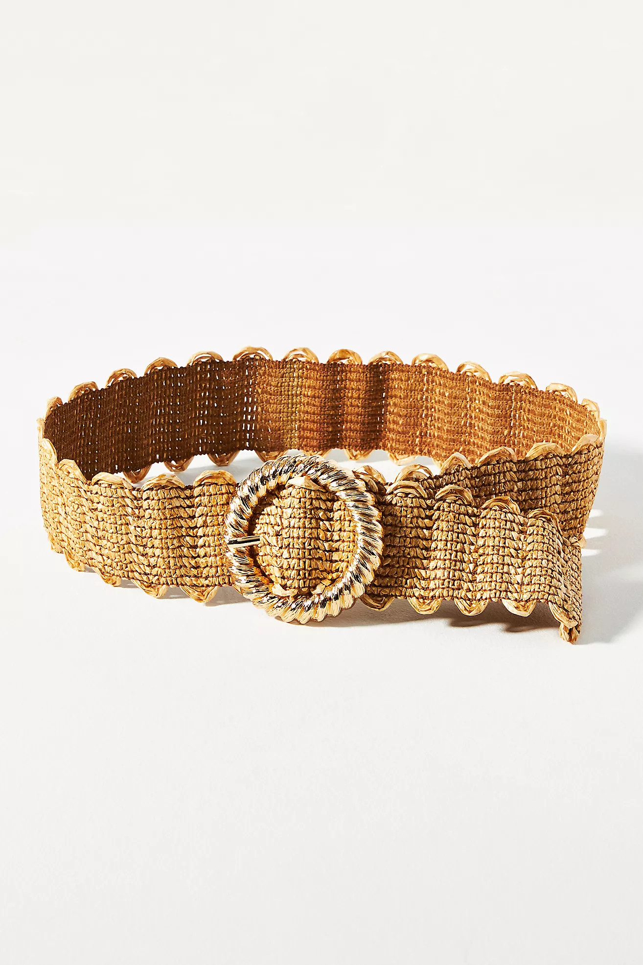 Stretch Shimmer Raffia Belt | Anthropologie (US)