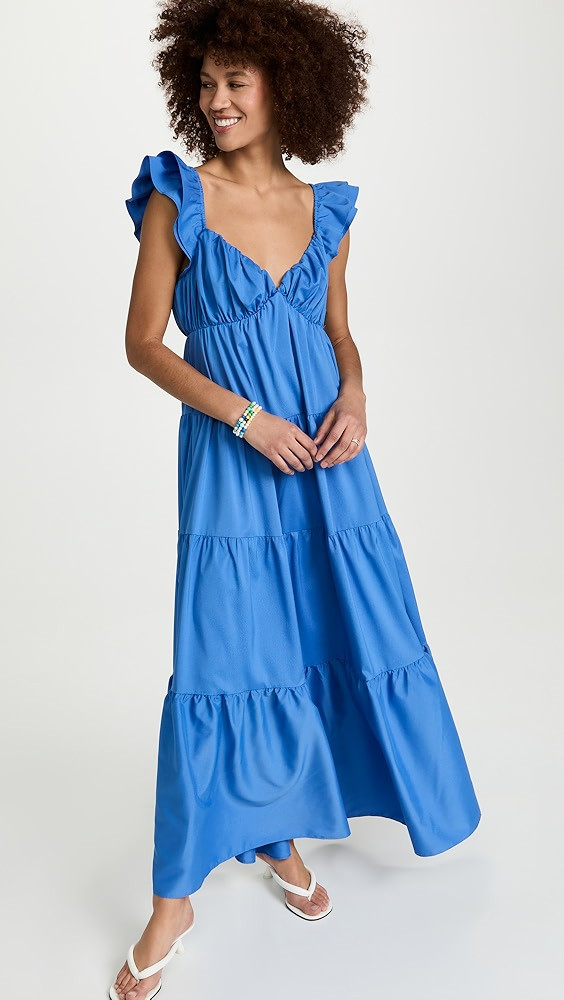 English Factory Ruffle Sleeve Maxi Dress | Shopbop | Shopbop