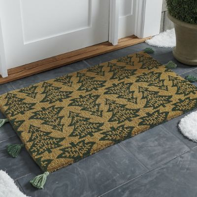 Tinsley Tree Coir Door Mat | Grandin Road | Grandin Road