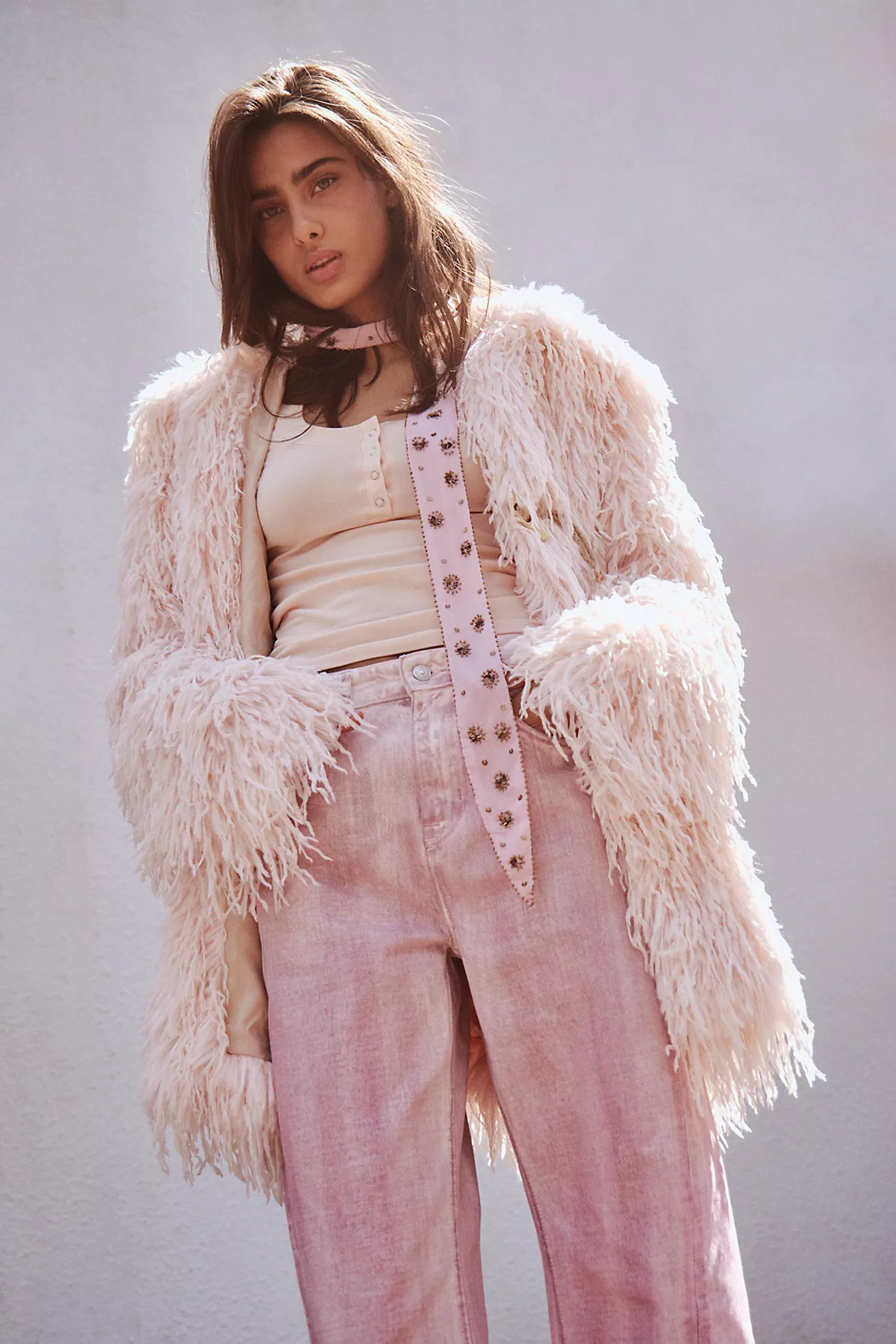 Tilly Skinny Embellished Scarf | Free People (Global - UK&FR Excluded)