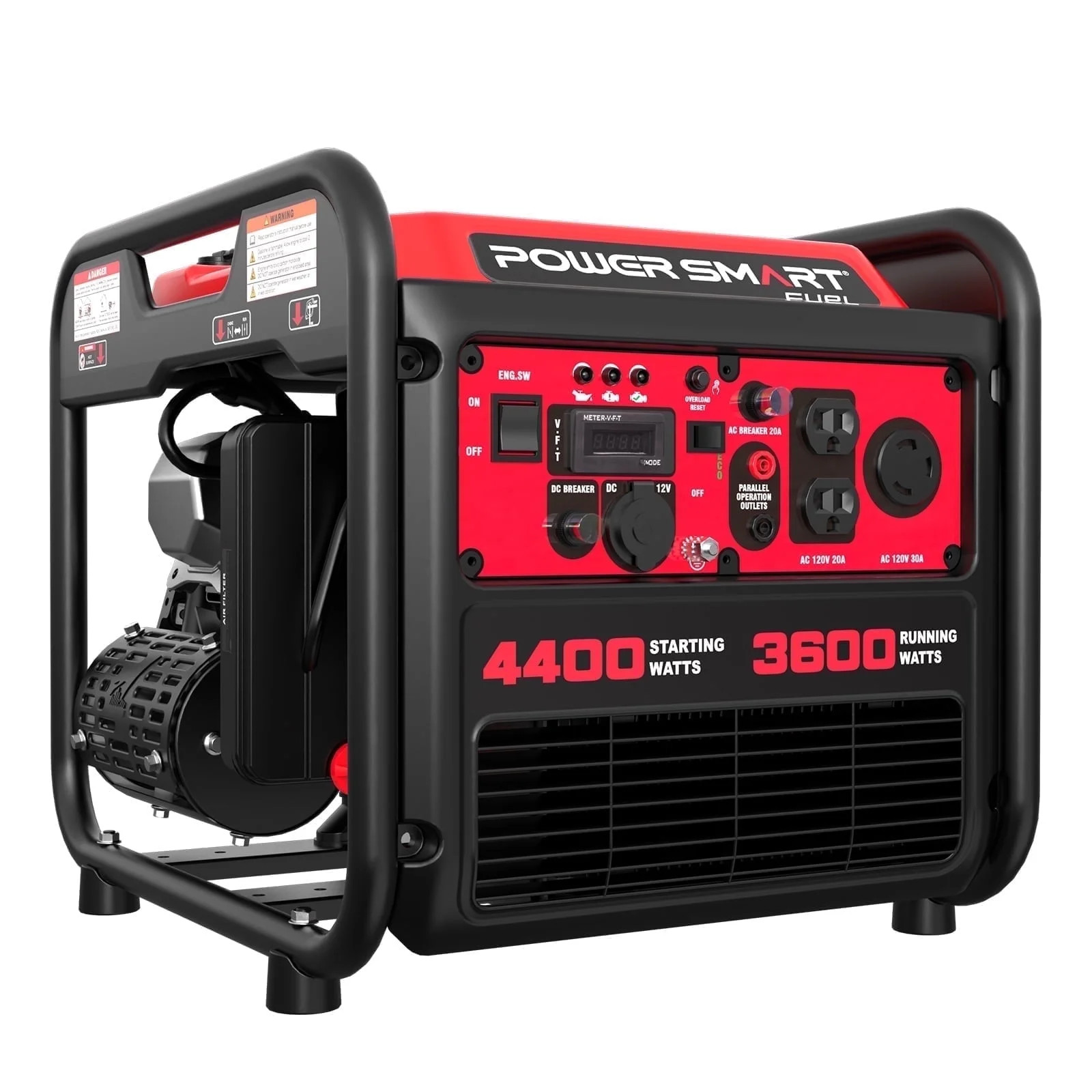 PowerSmart 4400-Watt Powered for Outdoor and Home Use, EPA Compliant Gas Portable Inverter Genera... | Walmart (US)