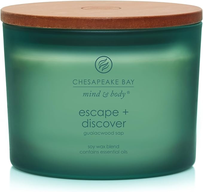 Chesapeake Bay Candle Escape + Discover 3-Wick Coffee Table Jar | Amazon (US)