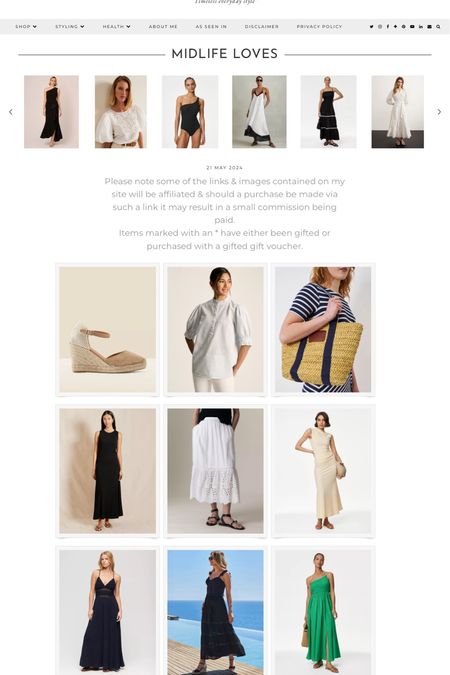 Lots of stylish new in temptations over on the blog https://www.mymidlifefashion.com/2024/05/please-note-some-of-links-images.html
#fashion #style #mymidlifefashion #whatimwearing #summerstyle #summerfashion #highstreetstyle #highstreetfashion #summer #summerdresses #summerclothes #over50 #midlife #midlifestyle #midlifefashion #timelessstyle #effortlessfashion #keepitsimple #chic #timeless 

#LTKsummer #LTKover50style #LTKuk