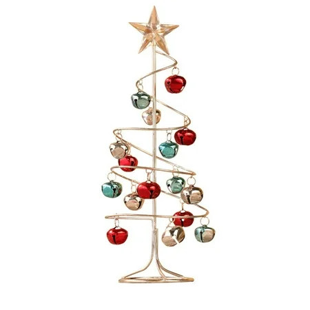 Tabletop Spiral Gems Christmas Tree - metal Table Top Tree - Home Wedding Holiday Décor | Walmart (US)