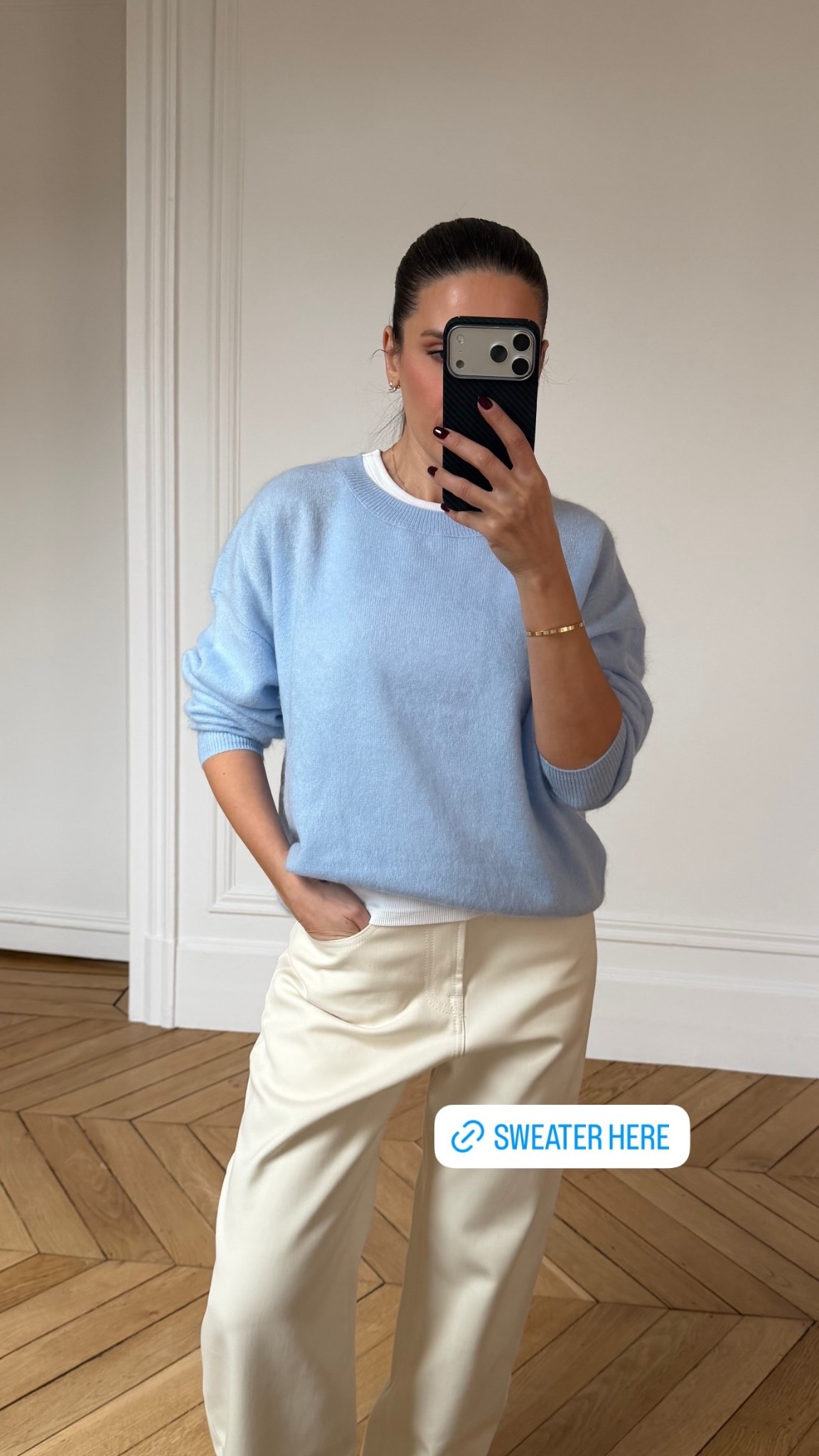 Cashmere Sweater in Illusion Blue

#LTKCyberWeek #LTKPetite