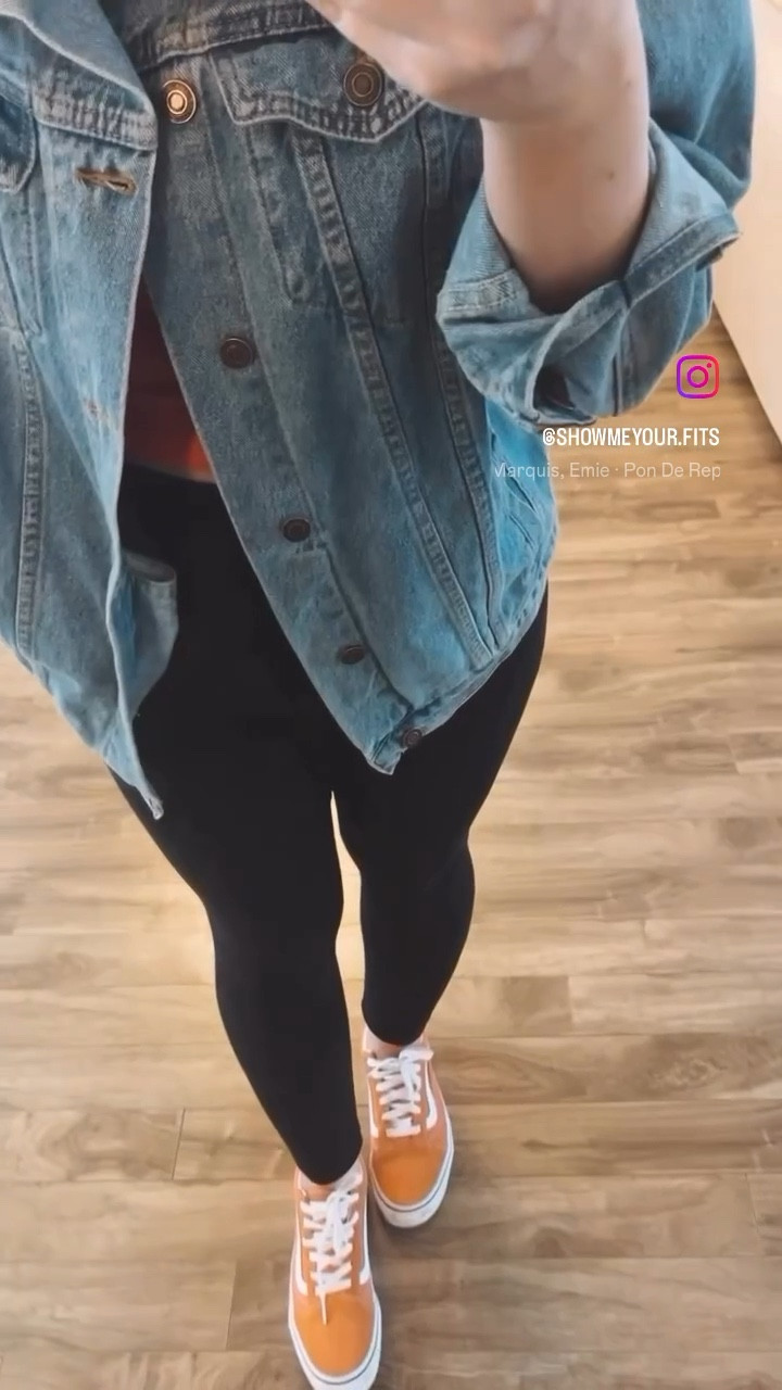Today's☀️weather outfit!

These Amazon leggings are my favourite! At a fraction of a cost of the lulu version, I find a grab for them before my aligns and my oversized jean jacket is a great layer for the cooler mornings!

Perfect for running errands with a toddler in tow!


#casual #casualstyle #reelitfeelit #ootd #momstyle

#LTKstyletip #LTKsummer #LTKcanada