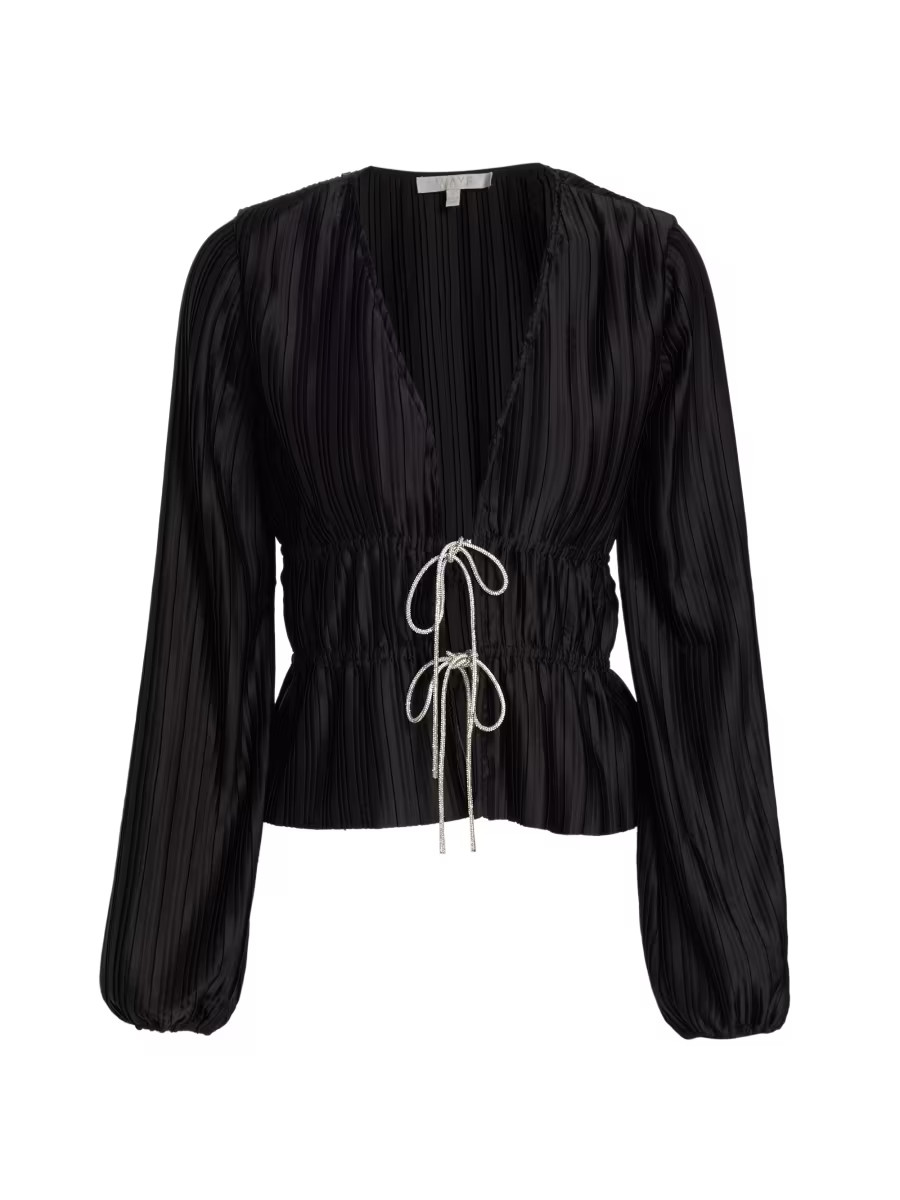 Payton Tie-Front Blouse | Saks Fifth Avenue