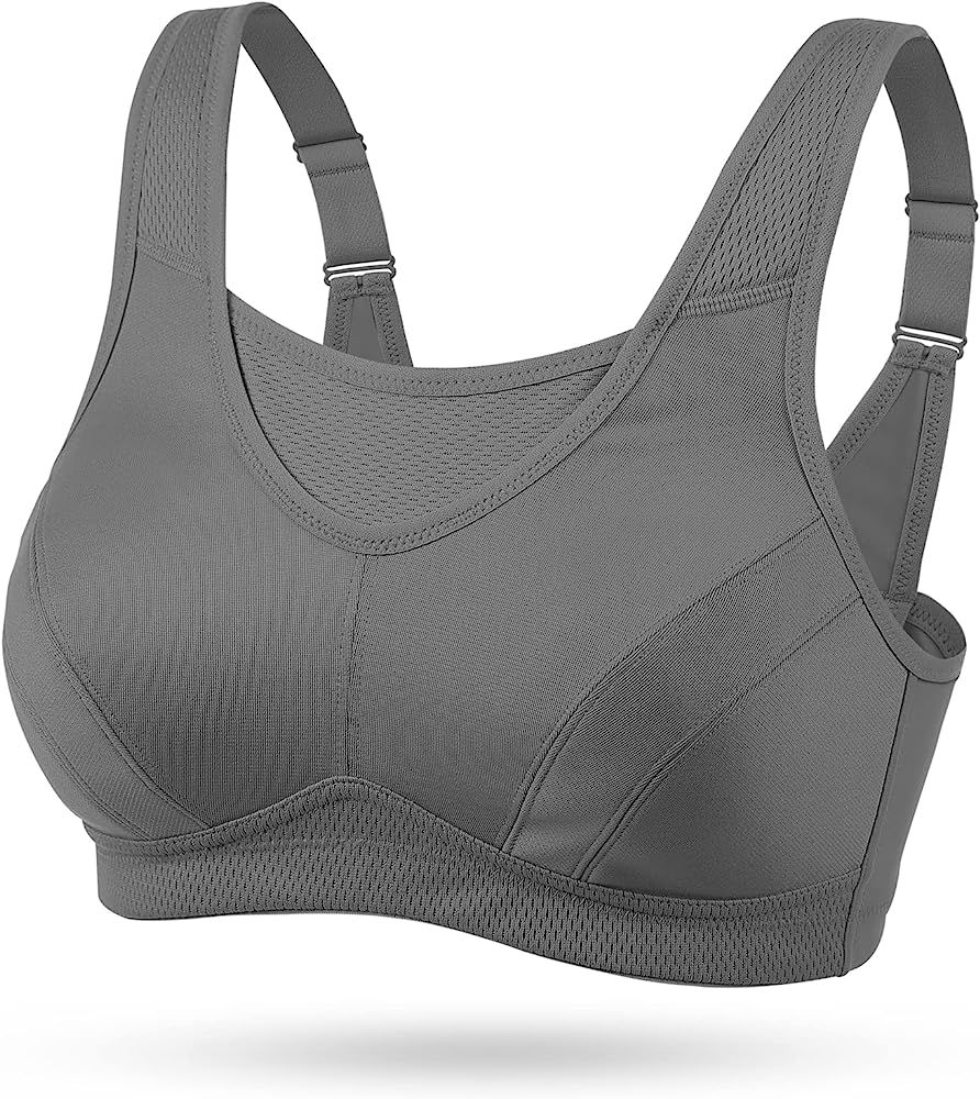 Wingslove High Impact Sports Bras for Women Plus Size Non Padded Wirefree Workout Bra Bounce Control | Amazon (US)