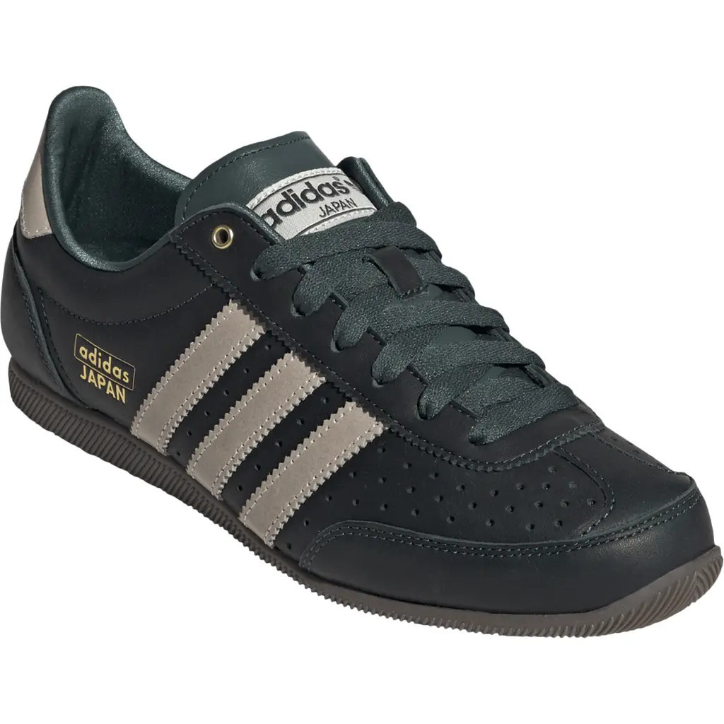adidas Japan Low Top Sneaker in Green S16/crystal Sand/white at Nordstrom, Size 5.5 | Nordstrom