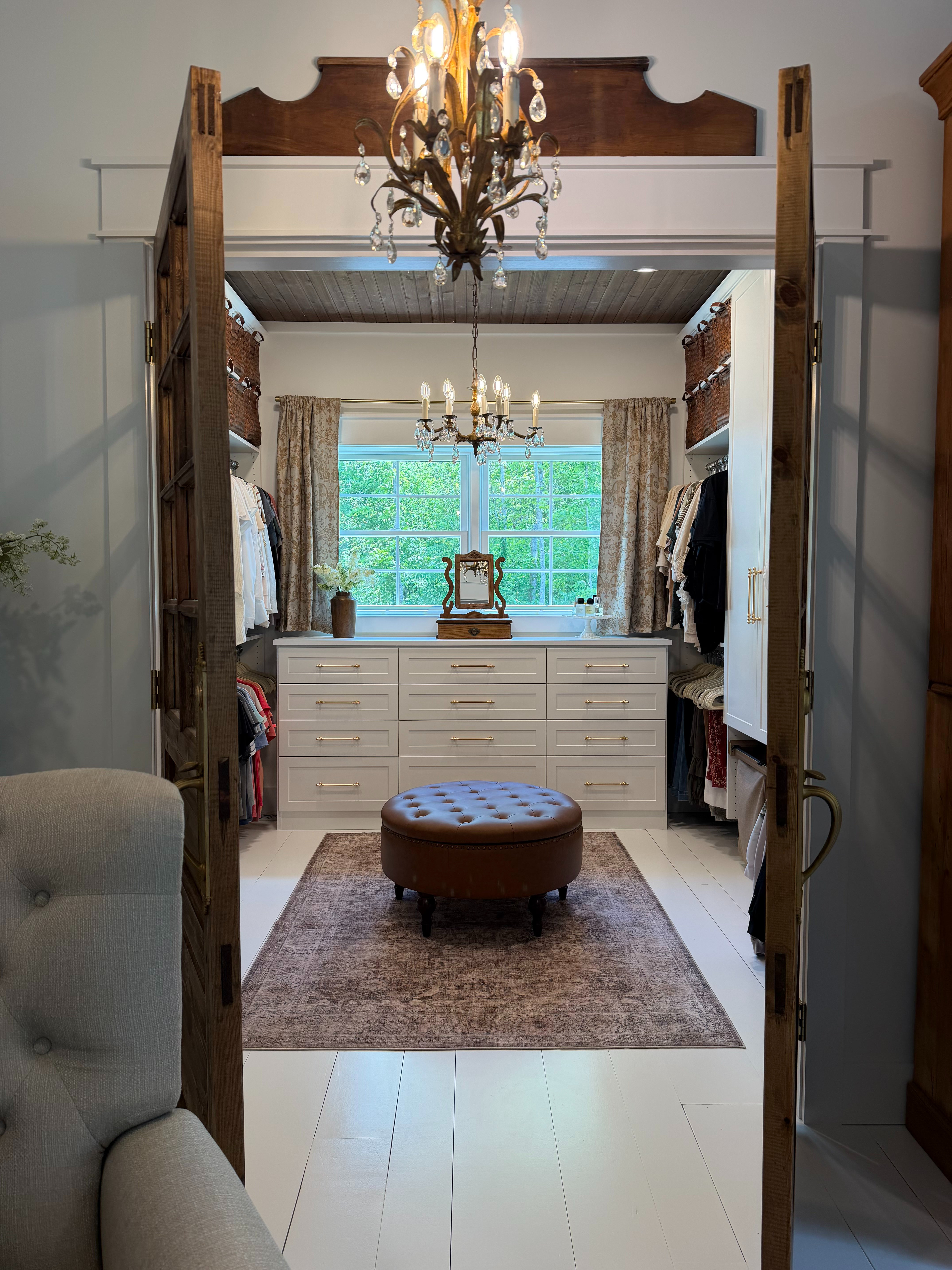 This is the entrance of our walk-in closet. It all came together so well.  

 #LTKHome