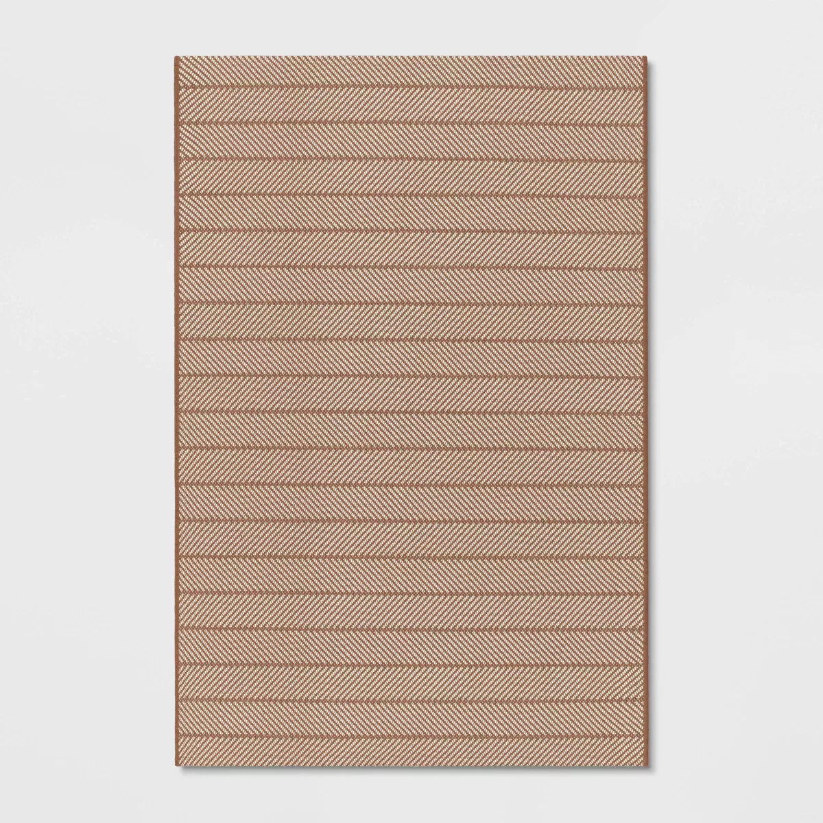 4'x5'6" Chevron Striped Area Rug Ivory/Tan - Room Essentials™ | Target