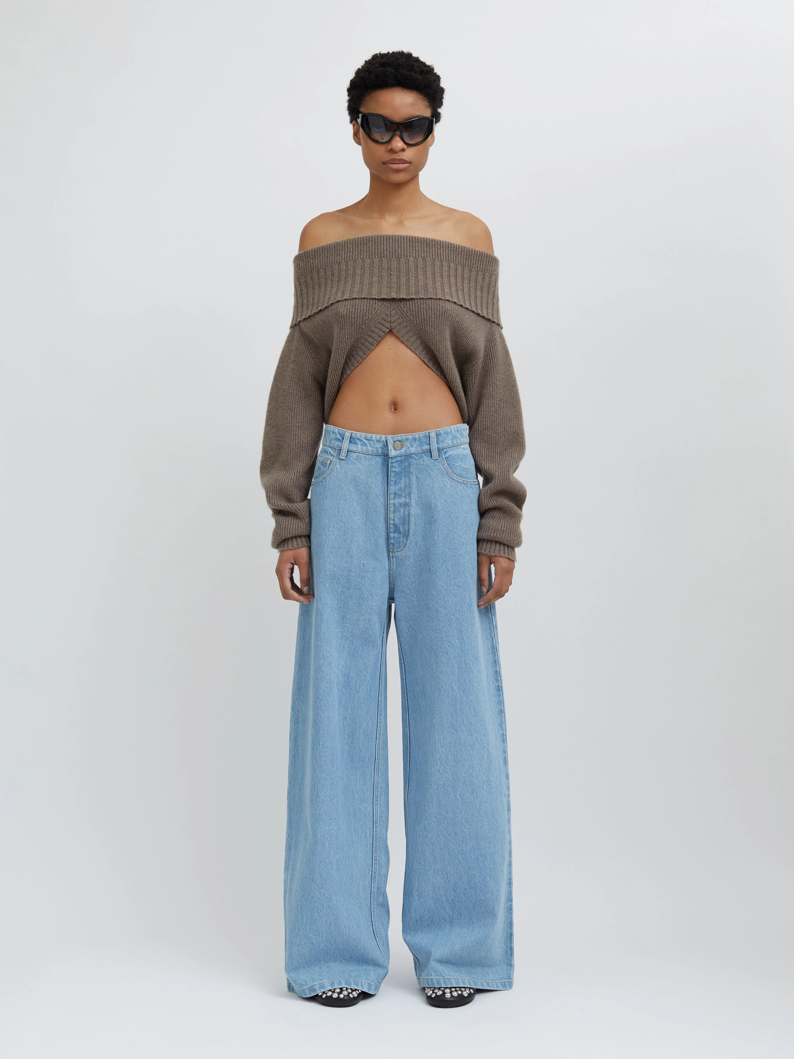 Christopher Esber | Oversized Drop Jeans Indigo | Christopher Esber (Global)