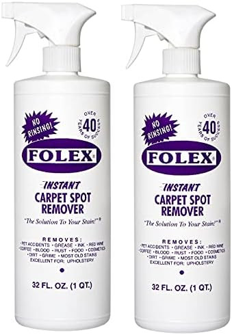 FOLEX Instant Carpet Spot Remover, 32oz Pack of 2 | Amazon (US)