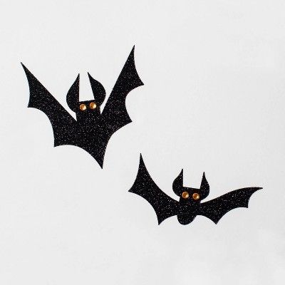 2pk Bat Halloween Pumpkin Gem Decal Embellishment Decorating Kit - Hyde & EEK! Boutique™ | Target