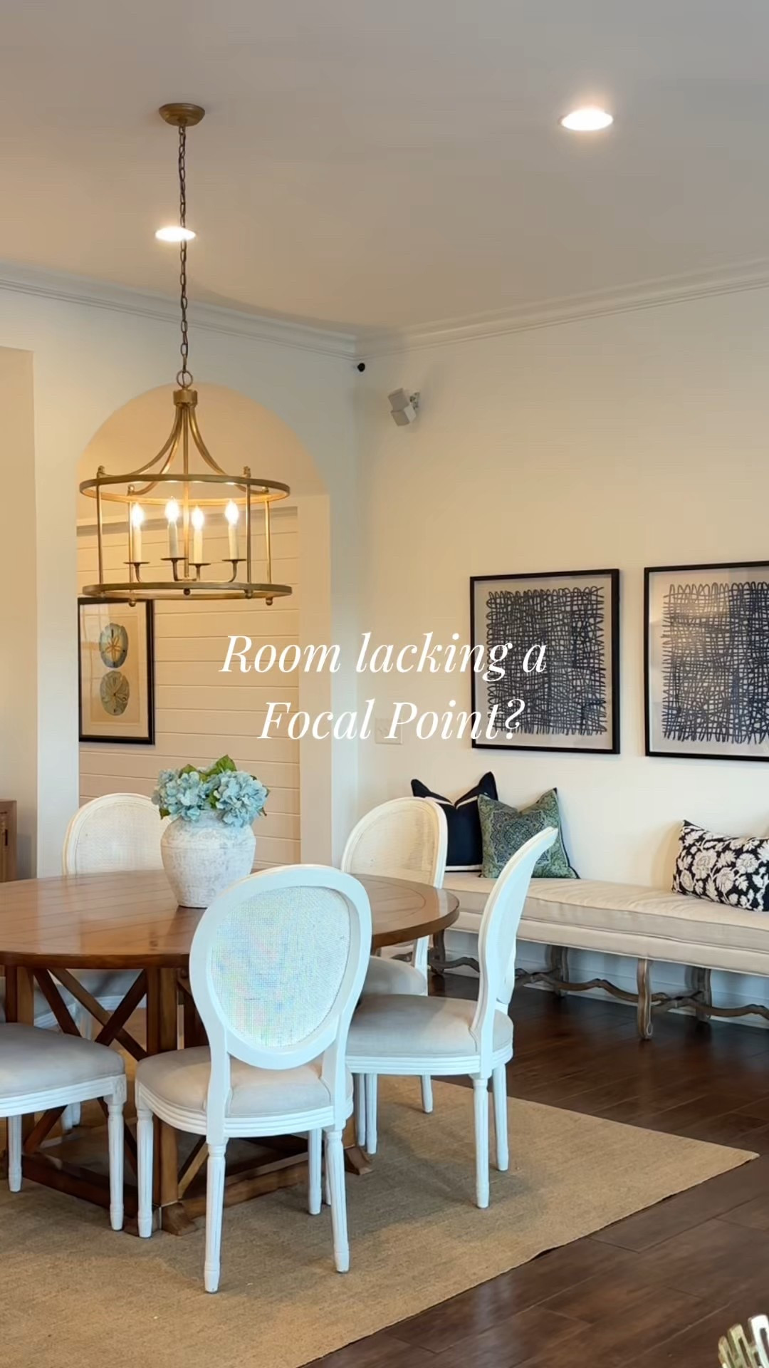 Does your room lack a focal point?

Have you ever looked around your room and felt like something was just… missing? It might be that your space is lacking a focal point.✨ That one element that draws the eye in and gives the room a sense of purpose and style. ✨

In the dining area of our great room,  we had a blank niche that felt more like an afterthought than a cozy design element. So I decided to give it a little love with peel and stick wallpaper in a chic navy faux grasscloth. 💙

Friends, let me tell you… it made all the difference! 

In just a short afternoon, that plain wall transformed into a charming focal point that makes the whole space feel intentional and complete. 

If you’ve got a spot in your home that feels a little flat or unfinished, maybe it’s time to add a feature that brings it to life. A pop of pattern, a splash of color, or a bold texture might be just what your room needs!

To shop this space, comment SHOP or click the link in my bio.  Then click on my LTK button and select any post you want to shop.  ☀️

•Paint is: SW Pure White

#BeforeAndAfterHome #WallpaperWednesday
#PeelAndStickWallpaper
#DIYHomeProjects#FocalPointDesign

Live Beautifully🌸Love Deeply🌸Be Grateful

Peel and stick wallpaper | DIY accent wall | Dining room makeover | Easy home updates | Focal point in interior design | Wallpaper transformation | Small space design ideas | Budget-friendly home decor | Quick home improvement | Weekend DIY project | Wallpaper feature wall | Classic home design | Stylish wall ideas | Create a focal point | Timeless home updates | Home Decor | Southern Living | Blue and White Decor | Southern Charm | Interior Design Ideas | Traditional Home | Home Inspo | Amazon Finds |Wayfair Finds |House and Home | Better Homes and Garden | Serena and Lily | Classic Southern Design | Design Inspiration 

#LTKWatchNow #LTKHome